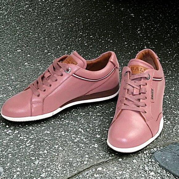 Bally Fridia Rose Pink Lace-Up Vamp Sneaker, Size 37 (US 6.5) - Picture 8 of 10